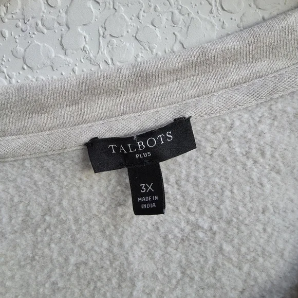 Talbots CREWNECK SWEATSHIRT - EMBROIDERED DOG Size 3X - Picture 8 of 8